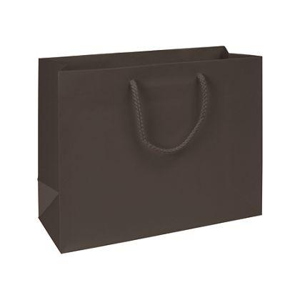 Lavish Shopping Bags, Chocolate, Large
