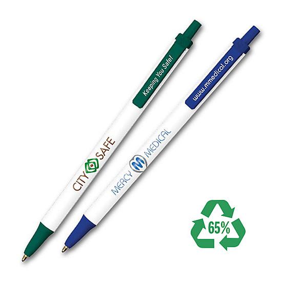 BIC Clic Stic Ecolutions Pen, Printed Personalized Logo, Promotional Item, 300