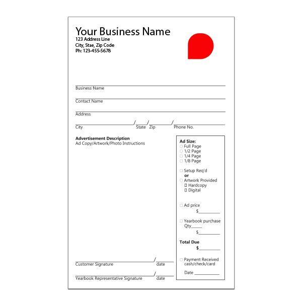 Invoice For Print Advertising Space
