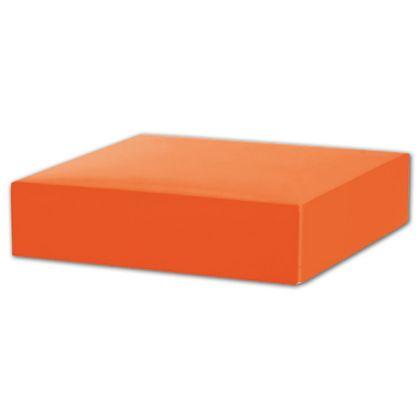 Deluxe Gift Box Lids, Orange, Medium