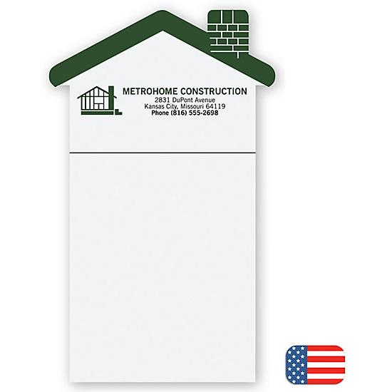 BIC House Notepad Magnets, Printed Personalized Logo, Promotional Item, 250