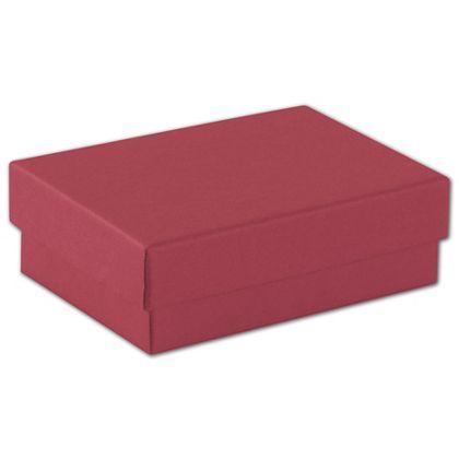 Eco-Friendly Colored Earrings Jewelry Boxes, Red