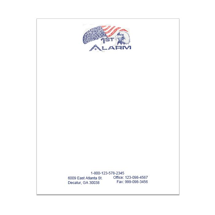 Raised Ink Letterhead - Thermography or Flat | DesignsnPrint