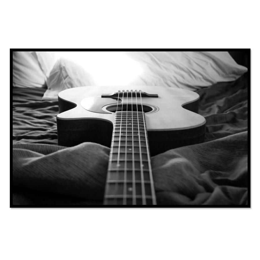 Wall Poster - Music Themed With Guitar