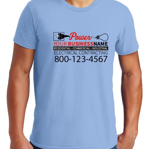 Electrician T Shirt With Logo
