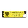 Vinyl Advertising Labels - Personalized, Yellow