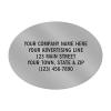 Personalized 2 1/4 X 1 5/8" Oval Label Printing, Paper, 10 Colors