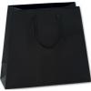 Inverted Trapezoid Euro-shoppers Bag, Black, Medium