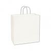 Star Shoppers Bag, Recycled White, 13 X 7 X 13"