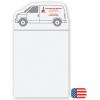 Bic Van Notepad Magnets, Printed Personalized Logo, Promotional Item, 250