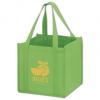Cube Non-woven Tote Bags, Lime