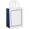 Madison Paper Bags With Handle, Navy, Small