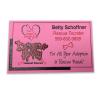 Bright Pink Raised Ink Business Card