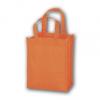 Unprinted Non-woven Tote Bags, Orange, 12"