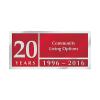 20th Anniversary Business Stickers