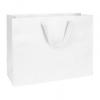 Upscale Shopping Bags, Wall Street White, Extra Large
