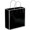 Custom Luxury Shopping Bags, Black, Medium