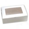 Windowed Bakery Boxes For Cupcakes & Baked Goods, White, 14 X 10 X 4"
