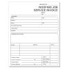 Roofing Job Service Invoice