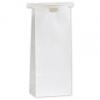 Paper Tin-tie Bags Without Window, White, Small