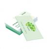Trifecta Green Triple-layered Business Card Printing, 24 Pt., Velvet Finish