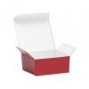 Colored Paper Ballotin Boxes, Red, Medium
