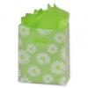 Daisy Die-cut Clear-frosted Plastic Bags With Handle, Small
