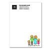 Stick Figure Notepads With Family
