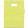 Frosted Colored Merchandise Bag, Lime Green, 9 X 12"