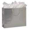 Posh Shopping Bags, Silver, Extra Large