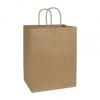 Kraft Paper Shopping Bags, Medium