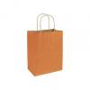 Varnish Stripe Shoppers Bag, Terracotta, 8 1/4 X 4 3/4 X 10 1/2"