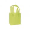 Color-frosted, High-density Shoppers Bags, Lime Green, Small
