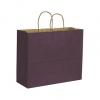 Purple Paper Bags With Handles, Kraft, 16 X 6 X 12 1/2"