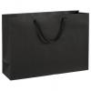 Manhattan Eco Euro-shoppers Bag, Black, 20 X 6 X 14"