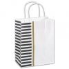 Sleek Style Paper Bags With Handle, Medium