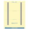 Laboratory Report Mount Sheet, Vertical Adhesive Strips, 3 Reports, 500 Per Box