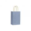 Varnish Stripe Shoppers Bag, Blue, 5 1/4 X 3 1/2 X 8 1/4"