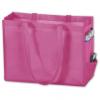 Unprinted Non-woven Tote Bags, Pink, Small, 28"