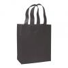 Color-frosted, High-density Shoppers Bags, Black, Medium