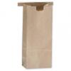 Paper Tin-tie Bags Without Window, Kraft, Medium
