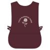 Custom Printed Cobbler Apron With Pockets, Maroon