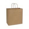 Star Shoppers Bag, Recycled Kraft, 13 X 7 X 13"
