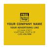 Personalized 4 X 4" Label Printing, Polyester, Gold, Silver