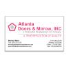 Soft White Plate Raised Ink Business Card