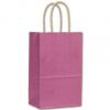 Cotton Candy Shoppers Bag, Hot Pink, 5 1/4 X 3 1/2 X 8 1/4"