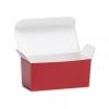 Colored Paper Ballotin Boxes, Red, Small