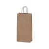 Kraft Paper Shopping Bag, Double Wine, 6 1/2 X 3 1/2 X 13" , Retail Bags