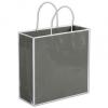 Custom Luxury Shopping Bags, Grey, Medium