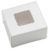Windowed Bakery Boxes, White, Small
